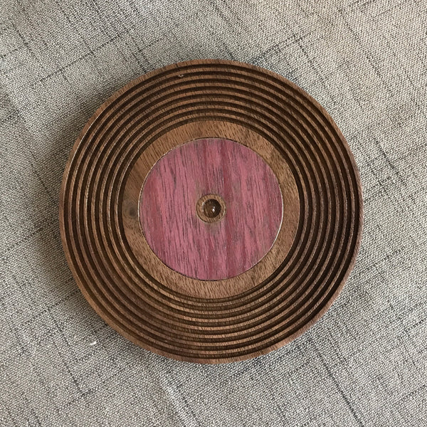 "Vinyl" record coaster