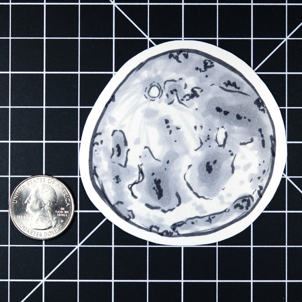 Moon Sticker
