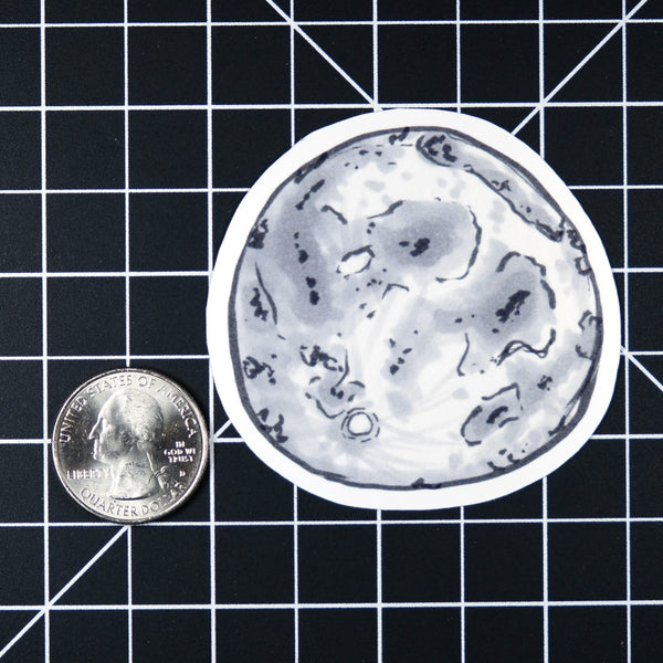 Moon Sticker