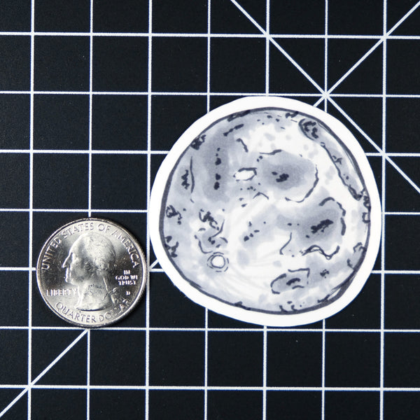 Moon Sticker