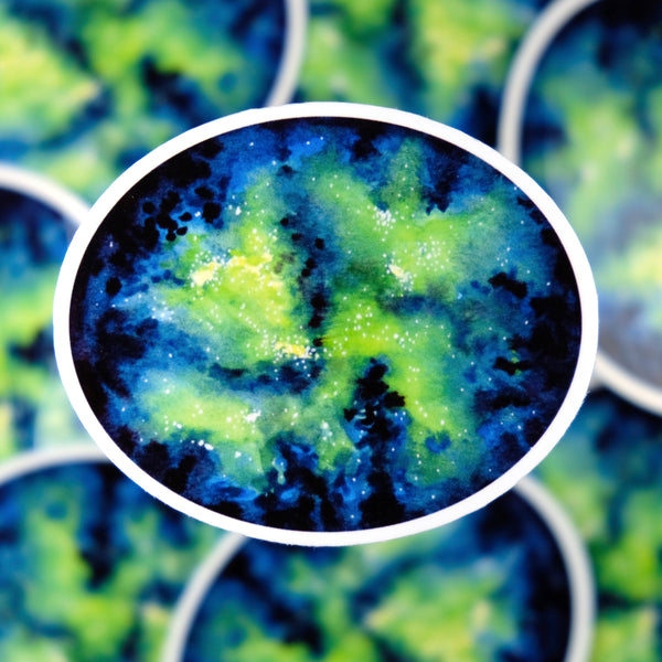 Watercolor Galaxy Sticker
